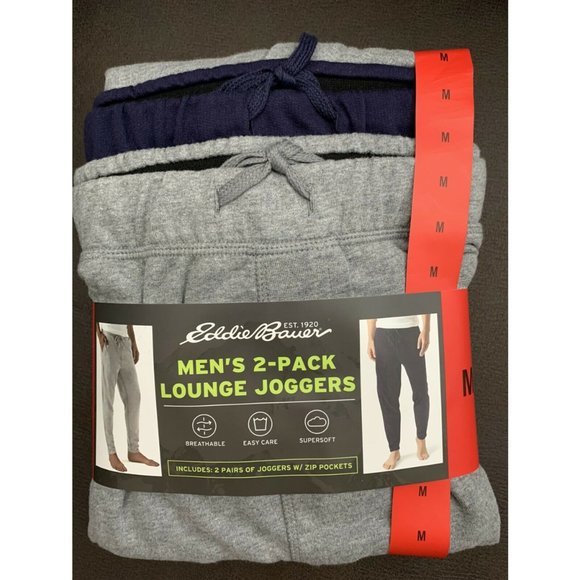 Eddie Bauer Pants New Eddie Bauer Mens 2pack Lounge Joggers Poshmark